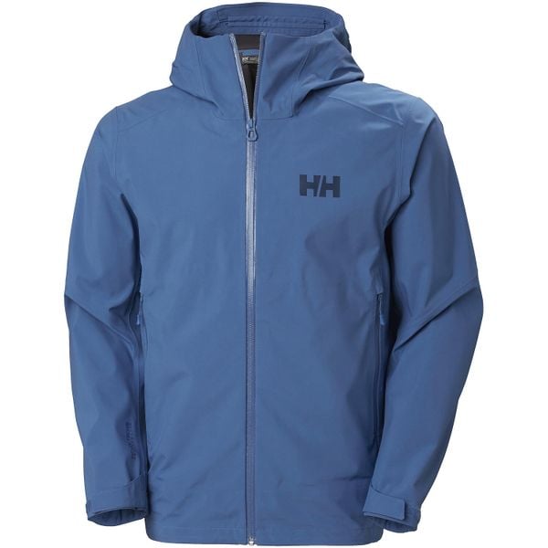 Kurtka przeciwdeszczowa męska Helly Hansen Verglas 3L. Kurtki męskie Helly Hansen, l, bez wzorów, sportowe, bez kaptura. Za 499.99 zł.