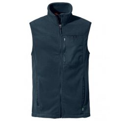 Kurtka bez rękawów VAUDE Rosemoor. Niebieskie kurtki treningowe męskie Vaude, m, bez wzorów, z materiału, wspinaczkowe. Za 375.70 zł.