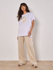 Apricot Koszulka w kolorze białym rozmiar: M. Białe t-shirty damskie Apricot, m, bez wzorów, z bawełny, bez kołnierzyka. Za 48.16 zł.