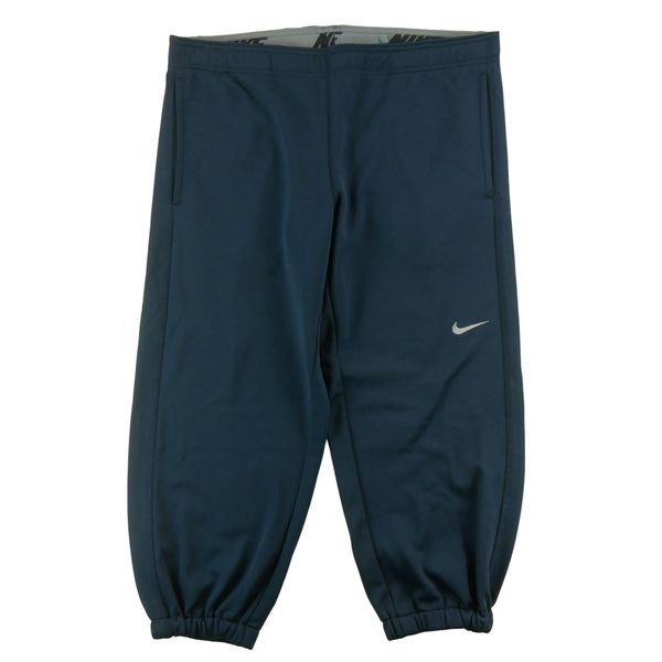 Second life - Nike Spodnie dresowe męskie Therma-Fit do piłki nożnej - Jak nowy. Niebieskie spodnie sportowe męskie Nike, z dresówki. Za 127.76 zł.