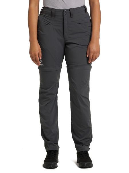 Haglöfs Spodnie funkcyjne Zipp-Off "Lite Standard" w kolorze antracytowym rozmiar: 38. Czarne spodnie dresowe damskie Haglöfs, z poliamidu, outdoorowe. Za 264.15 zł.