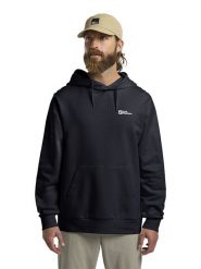 Jack Wolfskin Bluza "Essential" w kolorze granatowym rozmiar: L. Niebieskie bluzy z kapturem męskie Jack Wolfskin, l, z bawełny. Za 180.06 zł.