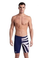 Arena Kąpielówki w kolorze granatowym rozmiar: 2. Niebieskie kąpielówki męskie Arena, bez wzorów, z materiału. Za 88.23 zł.