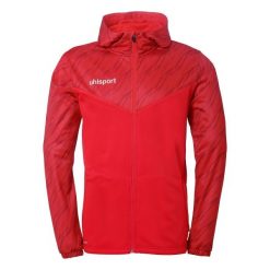 Kurtka z kapturem Uhlsport Progressive 28. Czarne kurtki damskie UHLSPORT, l, bez wzorów, z materiału, z kapturem. Za 259.05 zł.