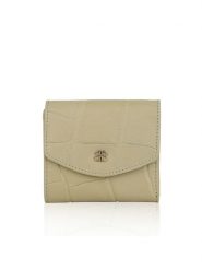 Bellicci Skórzany portfel "Venus" w kolorze beżowym - 10 x 9 x 2 cm rozmiar: onesize. Brązowe portfele damskie Bellicci, bez wzorów, z materiału. Za 82.99 zł.