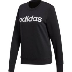 Bluza damska adidas W Essentials Linear Sweat czarna DP2363. Czarne bluzy bez kaptura damskie Adidas, xs, bez wzorów, z bawełny, bez ramiączek, bez kaptura. Za 169.00 zł.