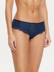Hunkemöller Figi brazylijskie Marine 206315 Granatowy. Niebieskie figi damskie Hunkemöller, xs, bez wzorów, z syntetyku. Za 49.99 zł.