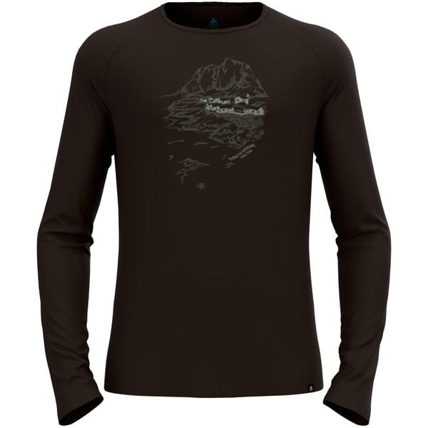 Koszulka z długim rękawem trekkingowa męska Odlo ASCENT MERINO 200. Czarne bielizna termoaktywna męska Odlo, na zimę, m, bez ramiączek, narciarskie. W wyprzedaży za 334.10 zł.