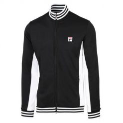Bluza treningowa męska Fila Olaf Classic Retrolook. Czarne bluzy bez kaptura męskie Fila, m. Za 507.00 zł.