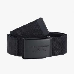 Pasek Swedemount Stretch Belt. Szare paski męskie SWEDEMOUNT, bez wzorów, z tkaniny. Za 59.99 zł.