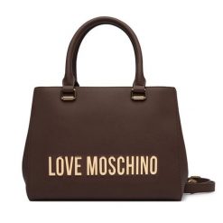 Torebka LOVE MOSCHINO. Brązowe torebki klasyczne damskie Love Moschino, bez wzorów, bez dodatków. Za 1,029.00 zł.