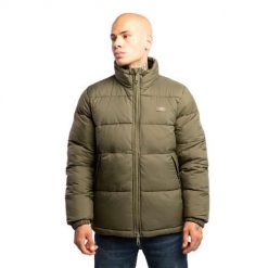 Kurtka zimowa męska Dickies Waldenburg. Zielone kurtki męskie Dickies, na zimę, m, bez wzorów, sportowe, bez kaptura. W wyprzedaży za 435.45 zł.