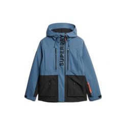 Kurtka narciarska Superdry Ultimate Freestyle. Niebieskie kurtki narciarskie i snowboardowe damskie Superdry., m, bez wzorów, bez kaptura, narciarskie. Za 1,092.20 zł.