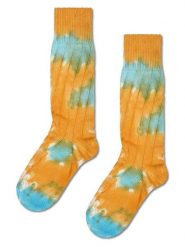 Happy Socks Skarpety w kolorze pomarańczowym rozmiar: 36-40. Pomarańczowe skarpetki męskie Happy Socks, bez wzorów, prążkowane. Za 48.05 zł.