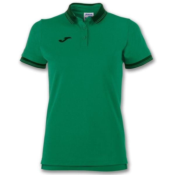 Koszulka polo do tenisa damska Joma Bali II. Zielone bluzki damskie Joma, xl, bez wzorów, sportowe, bez kołnierzyka, bez ramiączek. Za 163.20 zł.