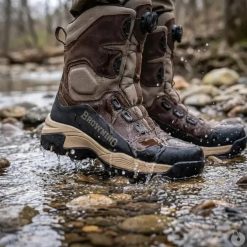 Buty myśliwskie Browning Hunstman II. Brązowe buty trekkingowe męskie Browning, z materiału, bez zapięcia, outdoorowe, primaloft. Za 817.00 zł.
