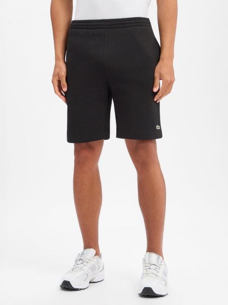 Lacoste szorty dresowe Mężczyźni czarny, 5. Czarne szorty męskie Lacoste, z dresówki, bez kołnierzyka. Za 399.95 zł.