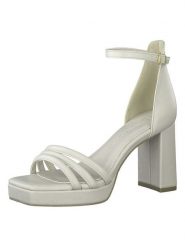 Marco Tozzi Sandały w kolorze kremowym rozmiar: 39. Brązowe sandały damskie Marco Tozzi, bez wzorów, bez obcasa, na koturnie. Za 85.75 zł.