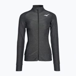 Kurtka tenisowa damska Mizuno Training czarna 62GC121309. Białe kurtki damskie Mizuno, xs, bez wzorów, z elastanu, bez kaptura. Za 159.99 zł.