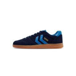 Buty halowe Hummel Perfekt CL. Niebieskie buty sportowe na co dzień damskie HUMMEL, bez wzorów, do piłki ręcznej. Za 270.00 zł.