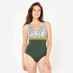 Strój jednoczęściowy pływacki damski Nabaiji Mia All Mini. Białe stroje jednoczęściowe damskie NABAIJI, bez wzorów. Za 179.99 zł.