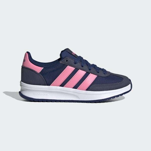 Buty Run 70s 2.0. Czerwone buty trekkingowe męskie Adidas, z materiału, bez zapięcia, do biegania. W wyprzedaży za 214.50 zł.