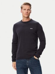 BOSS Bluza Ever-X CN 50556145 Granatowy Regular Fit. Niebieskie bluzy bez kaptura męskie Boss, m, z bawełny. Za 599.99 zł.