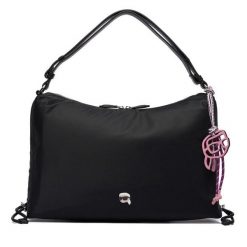 Torebka KARL LAGERFELD. Czarne torebki klasyczne damskie Karl Lagerfeld, bez wzorów, bez dodatków. Za 679.99 zł.