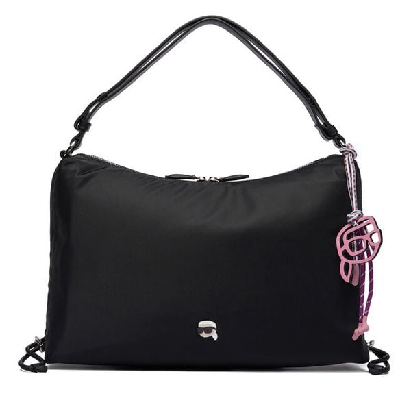 Torebka KARL LAGERFELD. Czarne torebki klasyczne damskie Karl Lagerfeld, bez wzorów, bez dodatków. Za 679.99 zł.