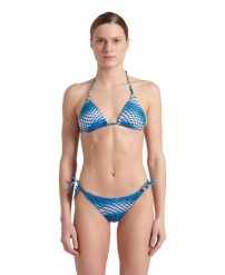 Strój kąpielowy damski dwuczęściowy bikini kostium na basen Arena Bikini. Niebieskie bikini damskie Arena, bez wzorów. Za 81.98 zł.