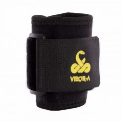 Neoprenowy pasek na nadgarstek Vibora. Czarne paski męskie VIBORA, bez wzorów, z neoprenu. Za 138.99 zł.