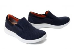 Comfortabel 630233-05 granatowy, półbuty męskie. Niebieskie półbuty męskie Comfortabel, ze skóry, bez zapięcia. Za 429.90 zł.