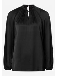 More & More Bluzka w kolorze czarnym rozmiar: 42. Czarne bluzki damskie MORE & MORE, s, bez wzorów, z wiskozy, klasyczne, bez kołnierzyka, bez ramiączek. Za 148.26 zł.