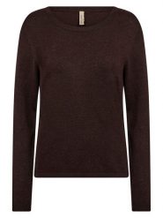 Soyaconcept Sweter "Dollie" w kolorze ciemnobrązowym rozmiar: S. Brązowe swetry klasyczne damskie Soyaconcept, s, bez kołnierzyka. Za 184.95 zł.