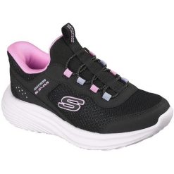 Buty sportowe Skechers Bounder Pro. Czarne buty sportowe na co dzień damskie Skechers, z materiału, bez zapięcia, na fitness i siłownię. Za 290.00 zł.
