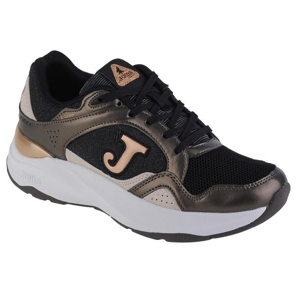 Buty sportowe Sneakersy damskie, Joma C.6100 Lady 2301. Czarne buty sportowe na co dzień damskie Joma, bez wzorów, trekkingowe. Za 119.99 zł.