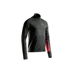 Bluza Do Biegania Z Długim Rękawem Kiprun Warm Light Męska. Czarne bluzy bez kaptura męskie KALENJI, m, z elastanu. Za 99.99 zł.