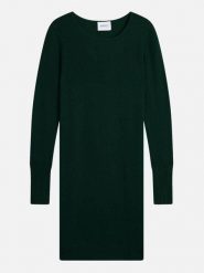 Perfect Cashmere Sukienka kaszmirowa "Molli" w kolorze ciemnozielonym rozmiar: S. Zielone sukienki damskie Perfect Cashmere, s, bez wzorów, z kaszmiru, bez kołnierzyka, bez ramiączek, mini. Za 370.71 zł.