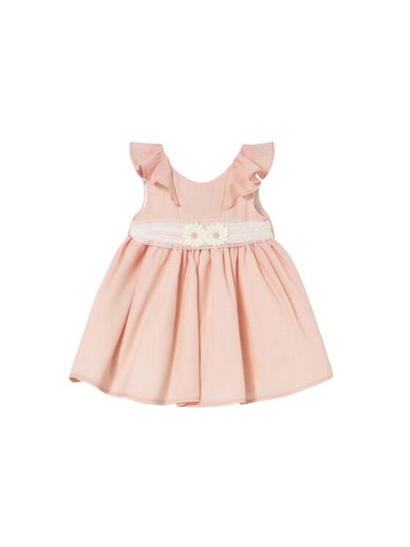 Mayoral Sukienka elegancka 1903 Różowy Regular Fit. Czerwone sukienki dziewczęce Mayoral, bez wzorów, z syntetyku, bez ramiączek. Za 133.99 zł.