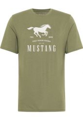 Męski T-Shirt Mustang Style Alex Four Leaf Clover 1017993 6352. T-shirty męskie Mustang, l, bez wzorów, bez kołnierzyka. Za 79.99 zł.