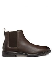 Geox Sztyblety U567KA 00039 C6009 Brązowy. Brązowe sztyblety męskie Geox, ze skóry, bez zapięcia. Za 769.99 zł.