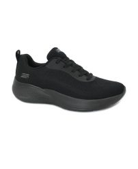 Buty do chodzenia damskie Skechers Bobs Infinity. Czarne buty sportowe na co dzień damskie Skechers, bez wzorów, z dzianiny, trekkingowe. Za 249.99 zł.