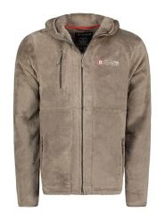 Canadian Peak Kurtka polarowa "Uploadeak" w kolorze szarobrązowym rozmiar: 3XL. Brązowe kurtki męskie Canadian Peak, xl, bez wzorów, z materiału, bez kaptura. Za 127.65 zł.