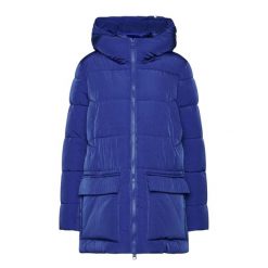 Kurtka zimowa damska Champion Hooded Jacket. Niebieskie kurtki damskie CHAMPION, na zimę, xs, bez wzorów, z poliesteru, bez kaptura. Za 431.00 zł.
