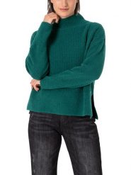 Timezone Sweter w kolorze zielonym rozmiar: L. Zielone golfy damskie Timezone, l, bez wzorów, z materiału, bez ramiączek. Za 109.78 zł.