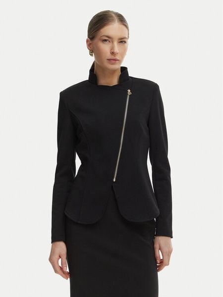 Rinascimento Marynarka CFC0127901003 Czarny Slim Fit. Czarne marynarki i żakiety damskie RINASCIMENTO, s, bez wzorów, z syntetyku. Za 399.99 zł.