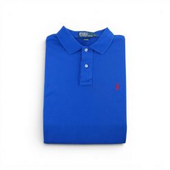 Second life - T-shirt męski Polo Ralph Lauren z krótkim rękawem - Stan dobry. Niebieskie koszulki polo męskie Ralph Lauren, l, bez wzorów, z tkaniny, bez ramiączek. Za 106.46 zł.
