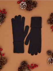 Rękawiczki - czarny. Czarne rękawiczki damskie Sinsay, bez wzorów. Za 15.99 zł.