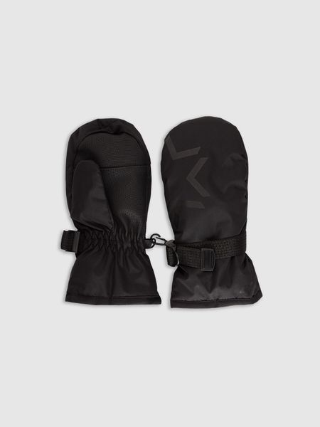 4F Rękawiczki zimowe z jednym palcem dziecięce - czarne L/XL. Czarne rękawiczki dziecięce 4f, bez ramiączek. Za 49.99 zł.