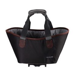 Systemowa torba na zakupy AGNETHA 2.0, czarna. Czarne torebki klasyczne damskie RACKTIME, bez wzorów, bez dodatków. Za 339.90 zł.